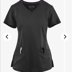 Purple Label Yoga Scrub Top Small